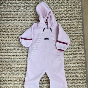 Patagonia fleece onesie